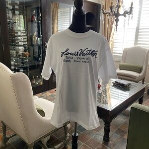 Louis Vuitton White Short Sleeve Tee